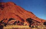 Ayers Rock, the climb (click for enlargement)
