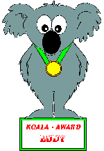 I'm proud to present my first award, the EDDY, given by www.koalahilfe.de. Ich bin stolz meine erste Auszeichnung präsentieren zu können, den EDDY, vergeben durch www.koalahilfe.de  